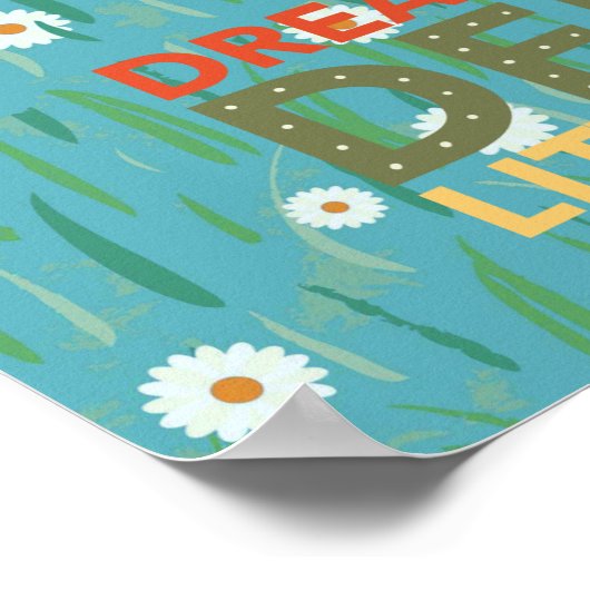 Droom groot hert kleine poster (Hoek)