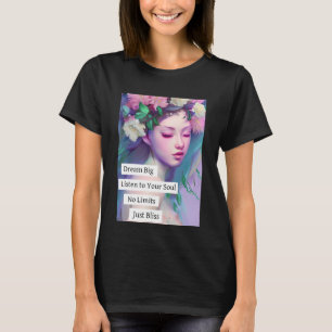 Droom groot, Inspirerend citaat voor dochter T-shirt
