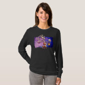 DROOM GROOT KERSTRENDIER door Jeff Willis Art T-shirt (Voorkant volledig)
