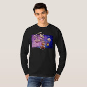 DROOM GROOT KERSTRENDIER door Jeff Willis Art T-shirt (Voorkant volledig)