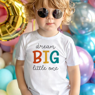 Droom Groot Kleine Kleurrijke Positiviteit Kinder Shirts