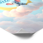 Droom groot, kleine - Nurserieswandposter Poster (Hoek)