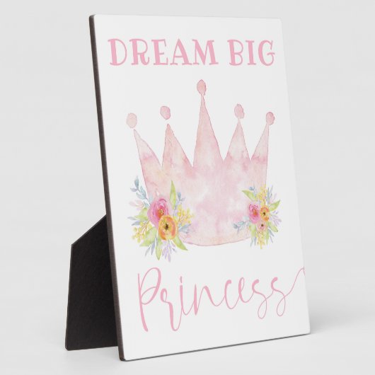 Droom groot prinsessenkamer bord fotoplaat (Zijkant)