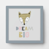 Droom groot Scandinavische Fox Kids Kamer  Fotoplaat (Voorkant)