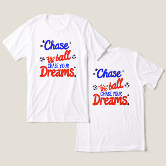 Droom groot, speel hard – achter alles aan Tri-Blend shirt