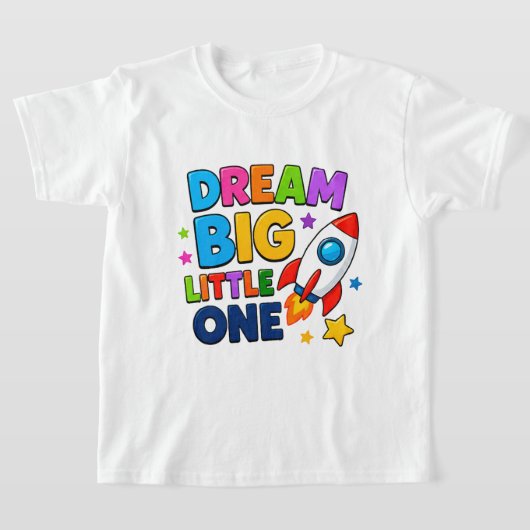 🚀 Droom groot speelse ruimte graphics ⭐ T-shirt (Laagn)
