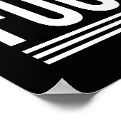 Droom groot, werk hard, blijf gefocust - Gym, druk Poster (Hoek)