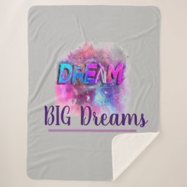 Droom grote dromen sherpa deken
