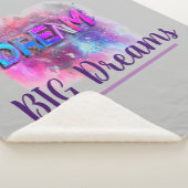 Droom grote dromen sherpa deken (3/4)