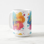 Droom grote koffie mok (Voorkant links)