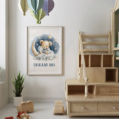 Droom Grote Schattigee Teddybeer Celestial Kwekeri Poster