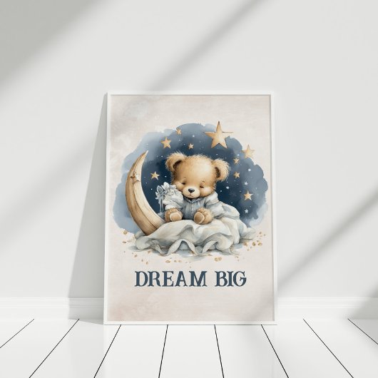 Droom Grote Schattigee Teddybeer Celestial Kwekeri Poster