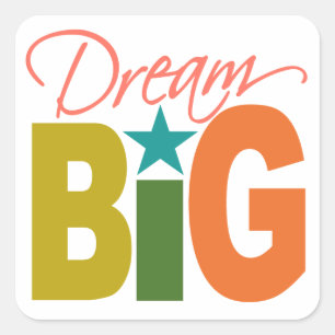 Droom GROTE stickers