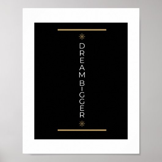 Droom Groter Poster (Voorkant)