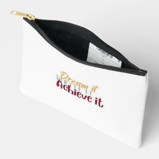 Droom Het Schrijf Het Bereik Het Zakje Etui
