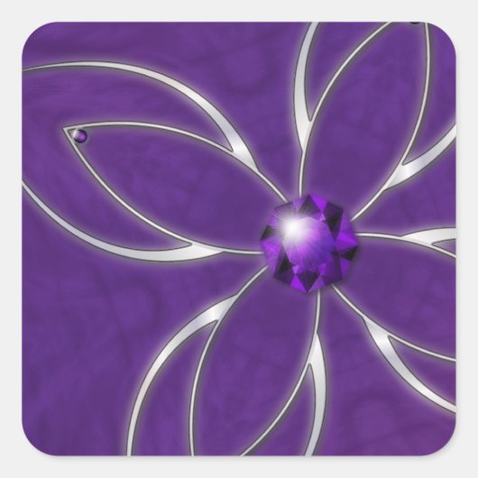 Droom in Amethist Stickers (Voorkant)