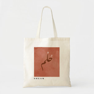 Droom in Arabische Kalligrafie Minimalistisch Tote Bag