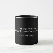 Droom in een droom Edgar Allan Poe Mok (Midden)