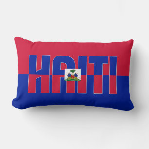 Droom in kleur met de Haïtiaanse vlag Kussen