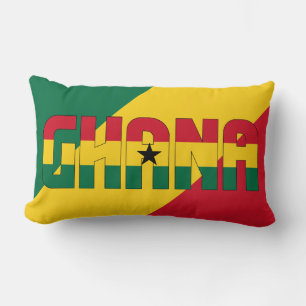 Droom in kleur met de vlag van Ghana Kussen