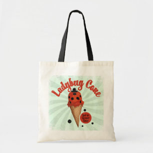 Droom Lieveheersbeestje Retro IJskunst Tote Bag