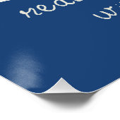 Droom met open ogen perfect poster (Hoek)