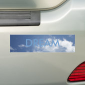 DROOM OP CLOUDS BUMPERSTICKER (Op auto)