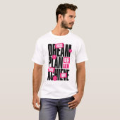 Droom Plan blijf kalm Tshirt (Voorkant volledig)