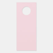 Droom roze bloemenbruiloft gast niet storen (Achterkant)