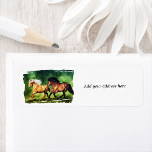 Droom Team- IJslandse Paarden Etiket