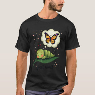 Droom van de Rups Schattige Inspirerende Vlinder T-shirt
