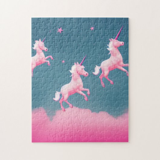 Droom van een Roze Eenhoorn Legpuzzel (Verticaal)