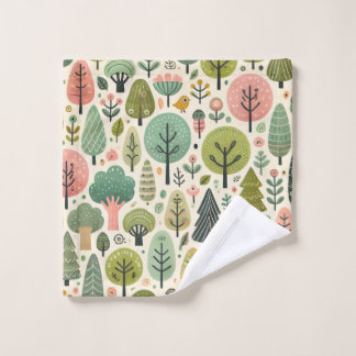 Droom van het bos - badhanddoek washandje