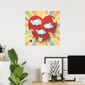 droom van liefde poster (Thuiskantoor)