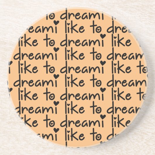 Droom Zandsteen Drank Onderzetter (Voorkant)