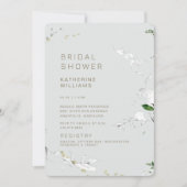 Droomachtig Foliage Licht Sage Modern Vrijgezellen Kaart (Voorkant)