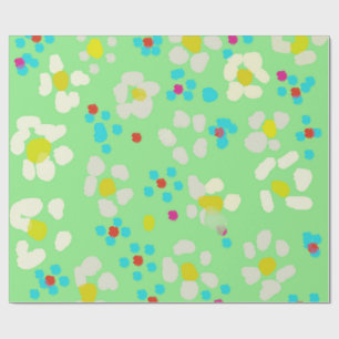 Droomachtig Pastel Madeliefjes Bloemen Inpakpapier