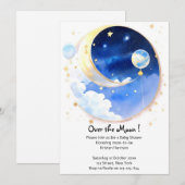 Droomachtige Celestial Space Boy Baby shower Kaart (Voorkant / Achterkant)