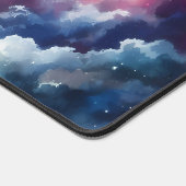 Droomachtige Waterverf Night Sky Desk Mat (Hoek)