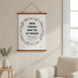 Droombeeld Krans Bloemen Wandtapijt Hangend Wandkleed