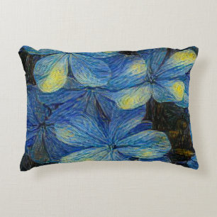 Droombloemen in de kunststijl Vincent Van Gogh. Ar Accent Kussen