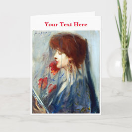 Droomboek van Alice Pike Barney Bedankkaart