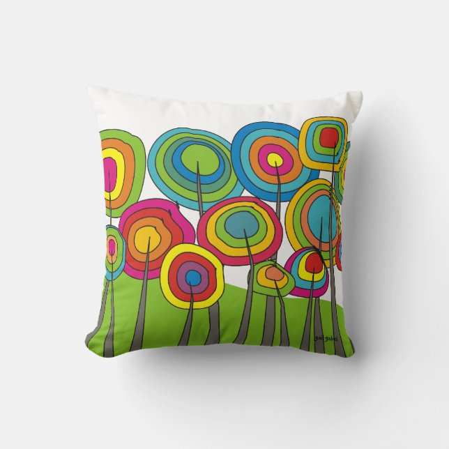Droombomen "Magisch Woud" Kussen (Voorkant)