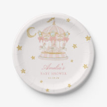 Droomcarrousel Baby Shower Bord