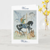 "Droomcarrousel" kaart (Gele Bloem)