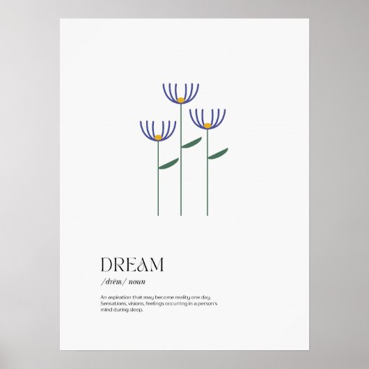 Droomdefinitie Poster (Voorkant)