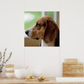 Droomende Beagle Poster (Keuken)