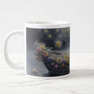 Droomfantasie voor meisjes met maanlicht extra grote beker