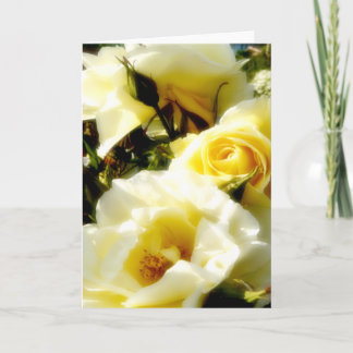 Droomgele rozen AH2010 Kaart