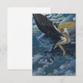 “Droomidylle - Een Valkyrie” door Edward Robert Hu Bedankkaart (Voorkant / Achterkant)
